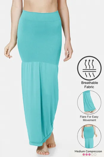 Buy Zivame All Day Flared Mermaid Saree Shapewear - Turquoise at Rs.583  online