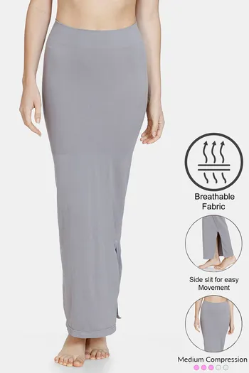 Beau Design Women Grey Saree Shapewear - Absolutely Desi
