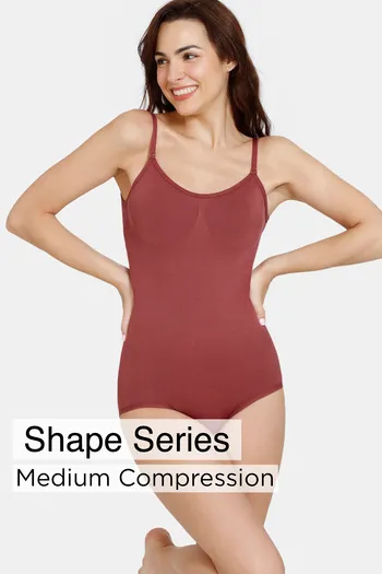 Buy Zivame All Day Seamless Bodysuit - Wild Ginger at Rs.1557