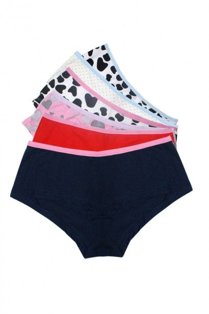 Coucou Assorted Boyshort Brief Pack of 6</h1