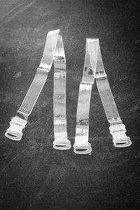36 24 36 Clear Bra Straps Plastic Hook