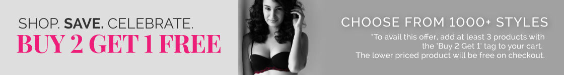 Buy 2 Bra’s & Get 1 for Free @ Zivame – Fashion & Apparels