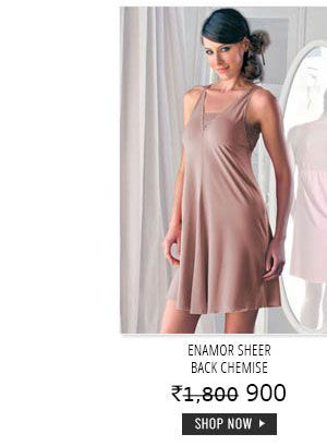 Enamor Sheer Back Chemise.