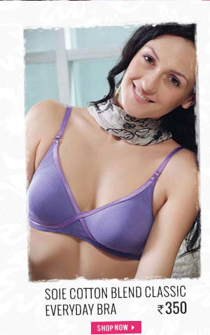 Soie Cotton Blend Classic Everyday Bra.