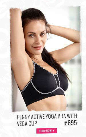 Penny Active Yoga Bra With Vega Cup.