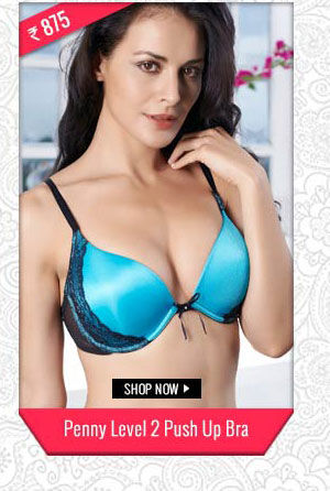 Penny Level 2 Essential Push Up Bra-Turquoise.