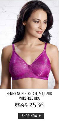 Penny Non Stretch Jacquard Wirefree Bra-Fuchsia.