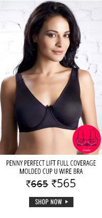 Penny Perfect Lift Full Coverage Molded Cup U Wire Bra.