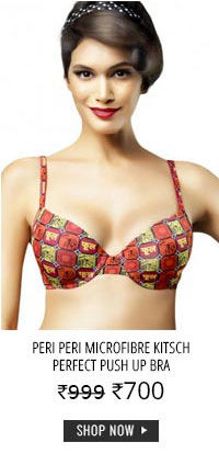 Peri Peri Microfibre Kitsch Perfect Push Up Bra.