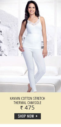Kanvin Cotton Stretch Thermal Camisole.