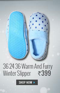 362436 Warm And Furry Winter Slipper.