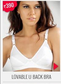 Lovable Cotton Comfort Non-Padded U-Back Bra.