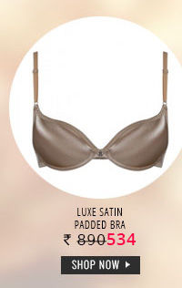 Lovable Luxe Satin Padded Bra