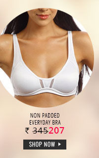 Lovable All Day Long Support Non Wired Bra - White