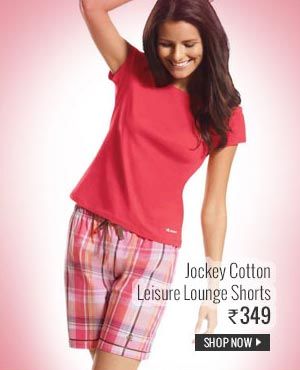 Jockey Cotton Leisure Lounge Shorts