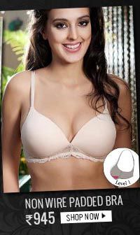 Penny Non Wire Magic Level-1 Push Up Padded Bra - Beige.