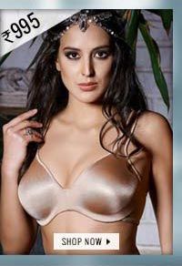 Penny Plus Luster Full Coverage Padded Wired Best Tee Bra - Indian Skin