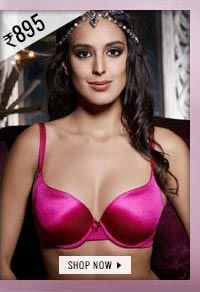 Penny Luster Three-Fourth Cup Padded Best Tee Bra - Sinberry.