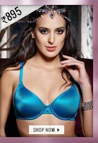 Penny Luster Three-Fourth Cup Padded Best Tee Bra - Jade.