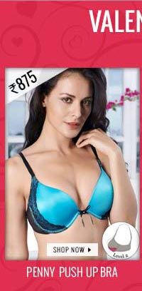 Penny Level 2 Essential Push Up Bra-Turquoise.