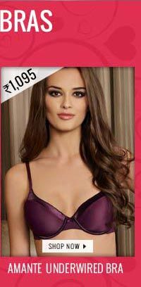 Amante Satin Edge Underwired Bra