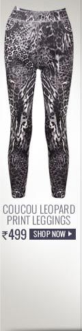 Coucou Leopard Print Leggings
