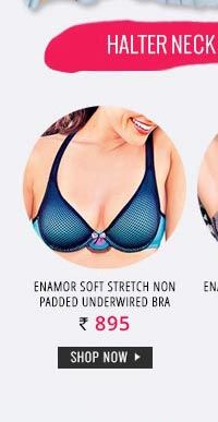 Enamor Soft Stretch Non Padded Underwired Bra