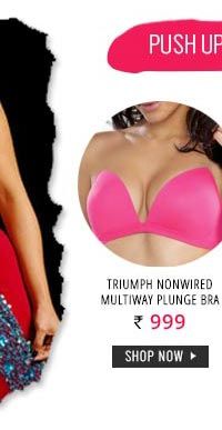 Triumph Nonwired Multiway Plunge Bra