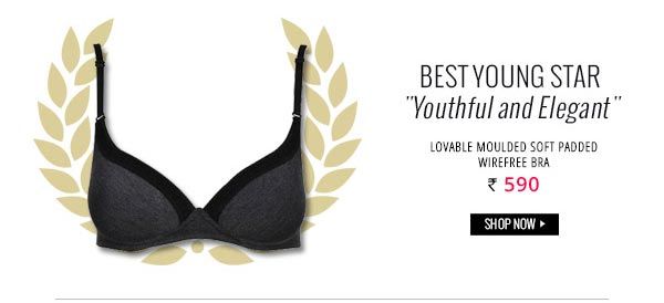 Lovable Moulded Soft Padded Wirefree Bra.