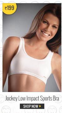 Jockey Cotton Low Impact Sports Bra