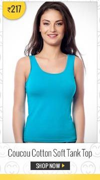 Coucou Stretch Cotton Soft Tank Top