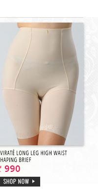 Avirat題ong Leg High Waist Shaping Brief