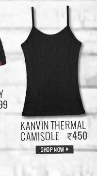 Kanvin Soft Knitted String Thermal Camisole