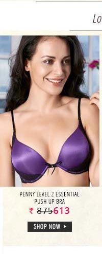 Penny Level 2 Essential Push Up Bra-Purple