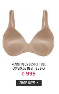 Penny Plus Luster Full Coverage Padded Wired Best Tee Bra - Indian Skin