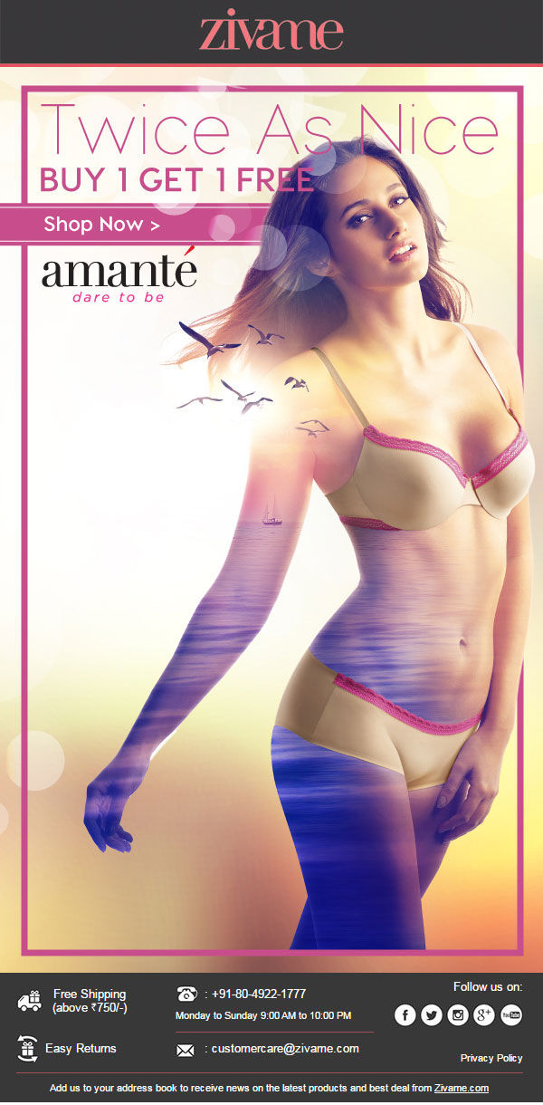 Bras & Briefs | 100+ Styles | Explore NOW. Zivame.com, Make It Your Lingerie Destination.