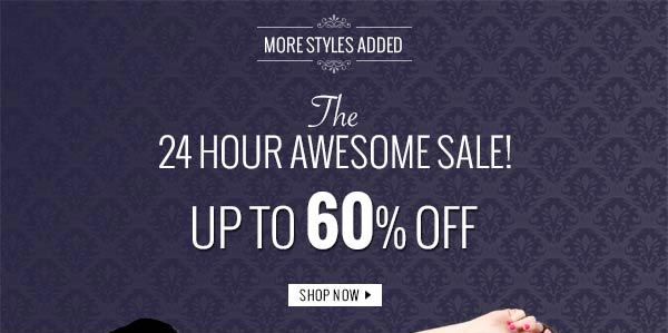 The 24hr Awesome Sale.