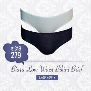 Biara Low Waist Bikini Brief (Pack of 2).