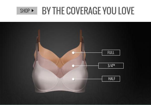 Shop By The Coverage You Prefer Only @ Zivame.com