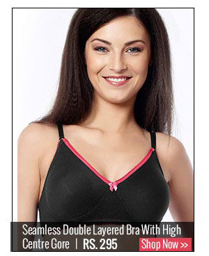 Coucou Seamless Double Layered Bra With High Centre Gore.