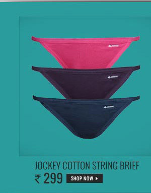 Jockey Cotton String Brief (Pack of 3).