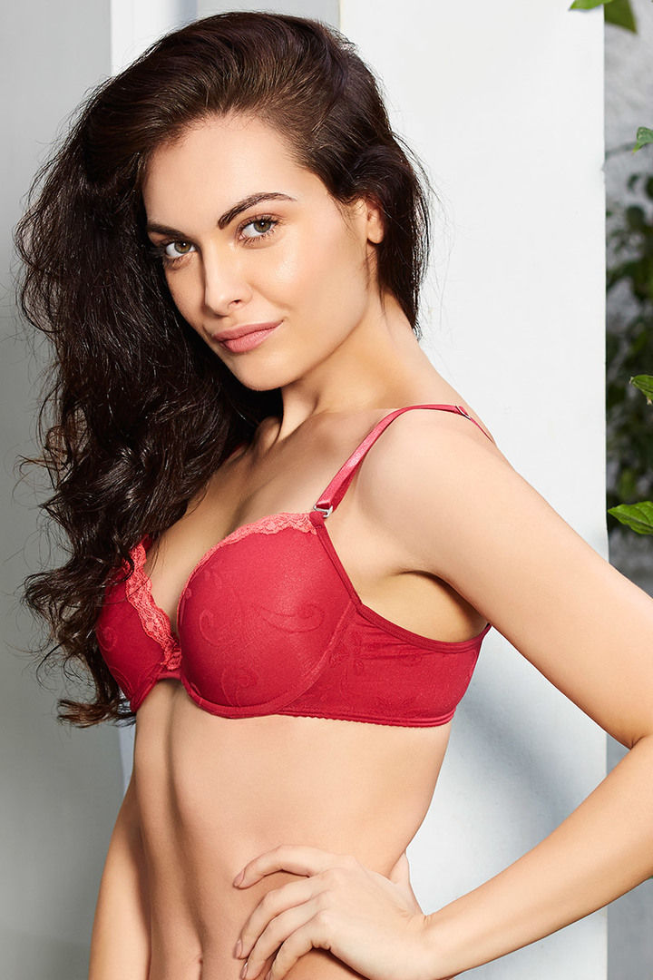Zivame Bridal Padded Wired Medium Coverage Bra Dark