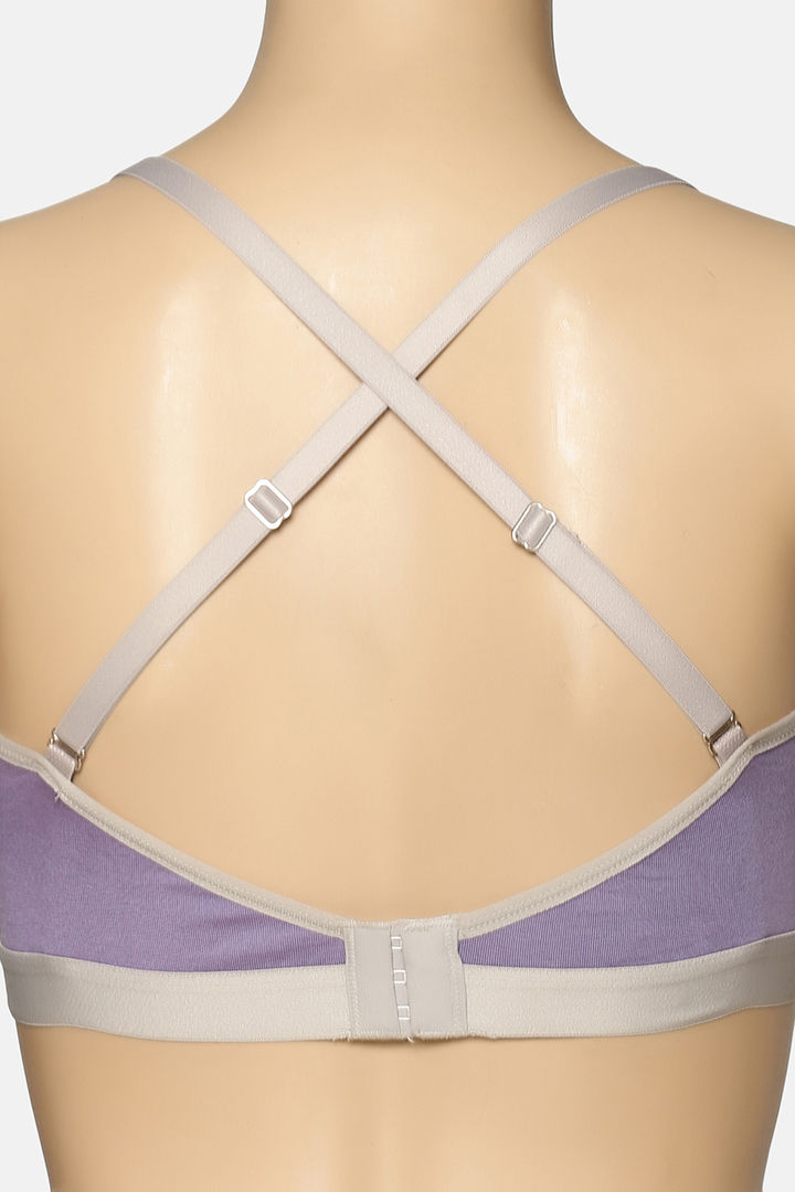 Brag Teens Non Padded Wirefree Full Coverage Racer Back Bra