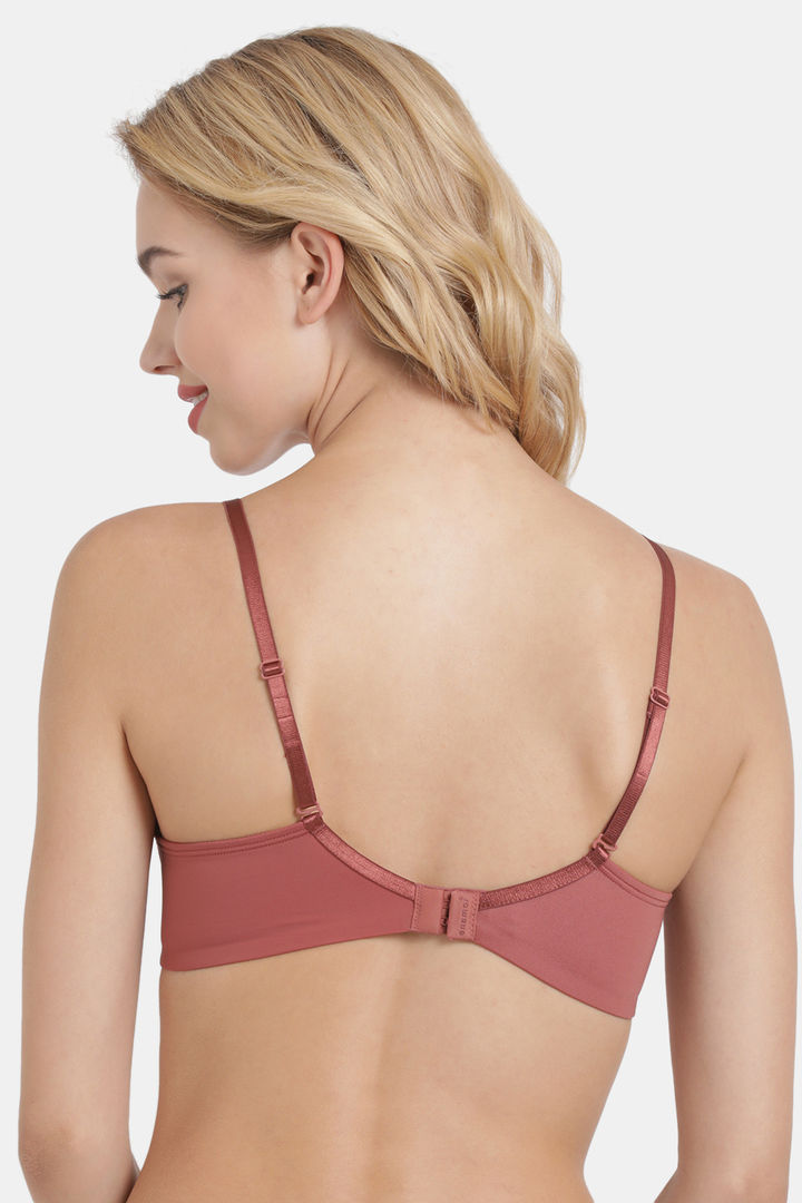 Enamor Plunged Wired Push Up Bra