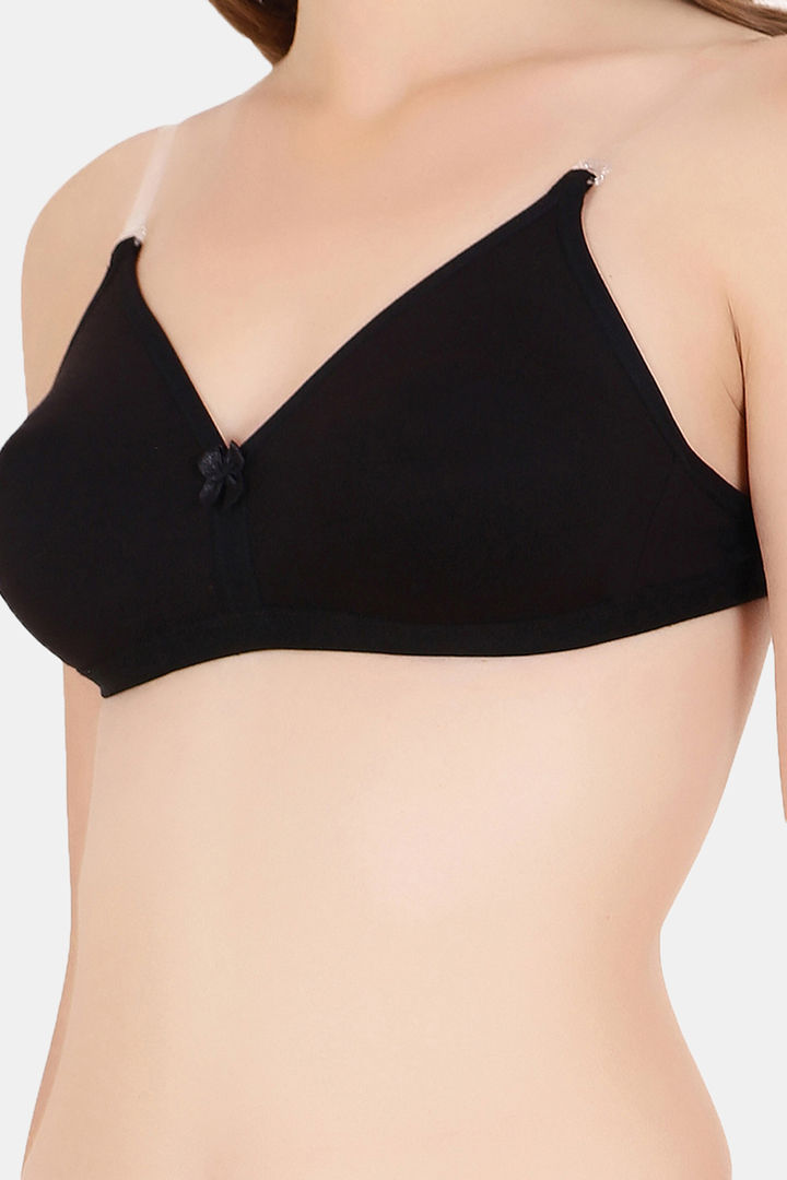 Floret Double Layered Wirefree Natural Lift 3 4th Coverage T Shirt Bra