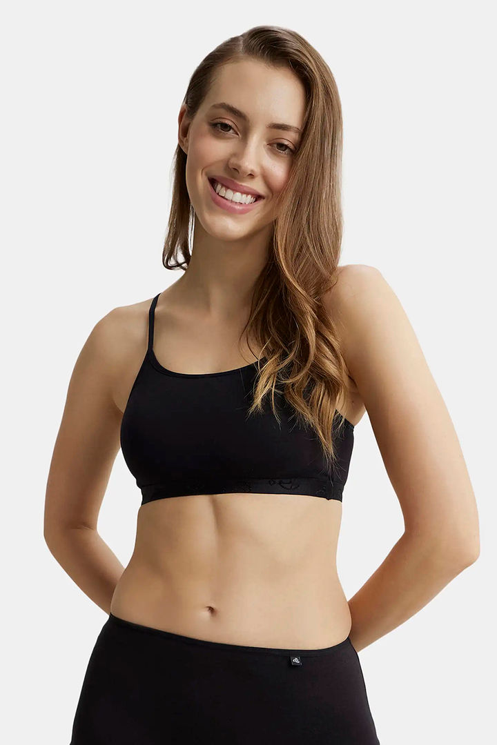 Jockey Soft Cotton Beginner Bra Black