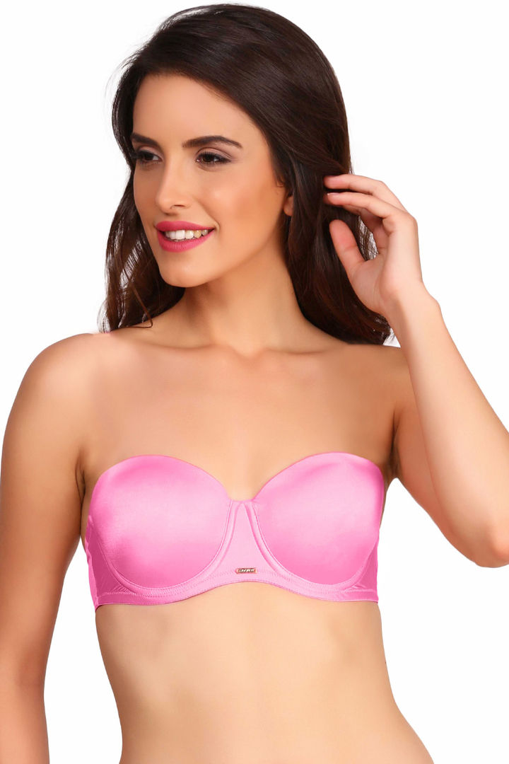 Jockey Padded Wired Medium Coverage Strapless Bra Purple
