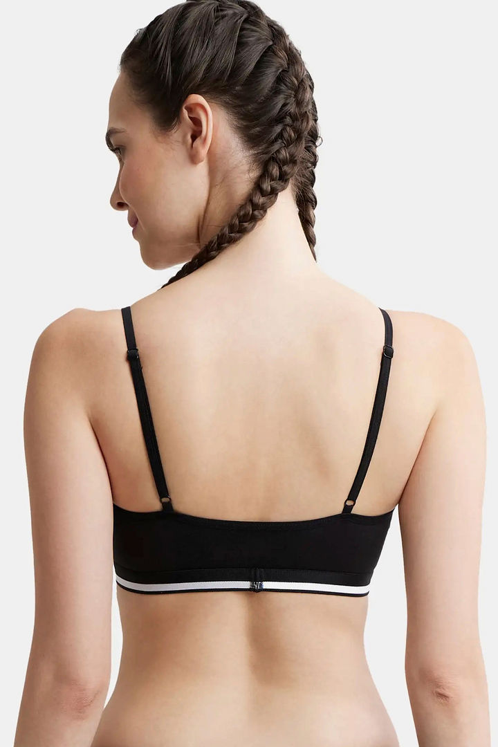 Jockey Teens Wirefree Full Coverage Seamless Low Back Strap Beginners Bra