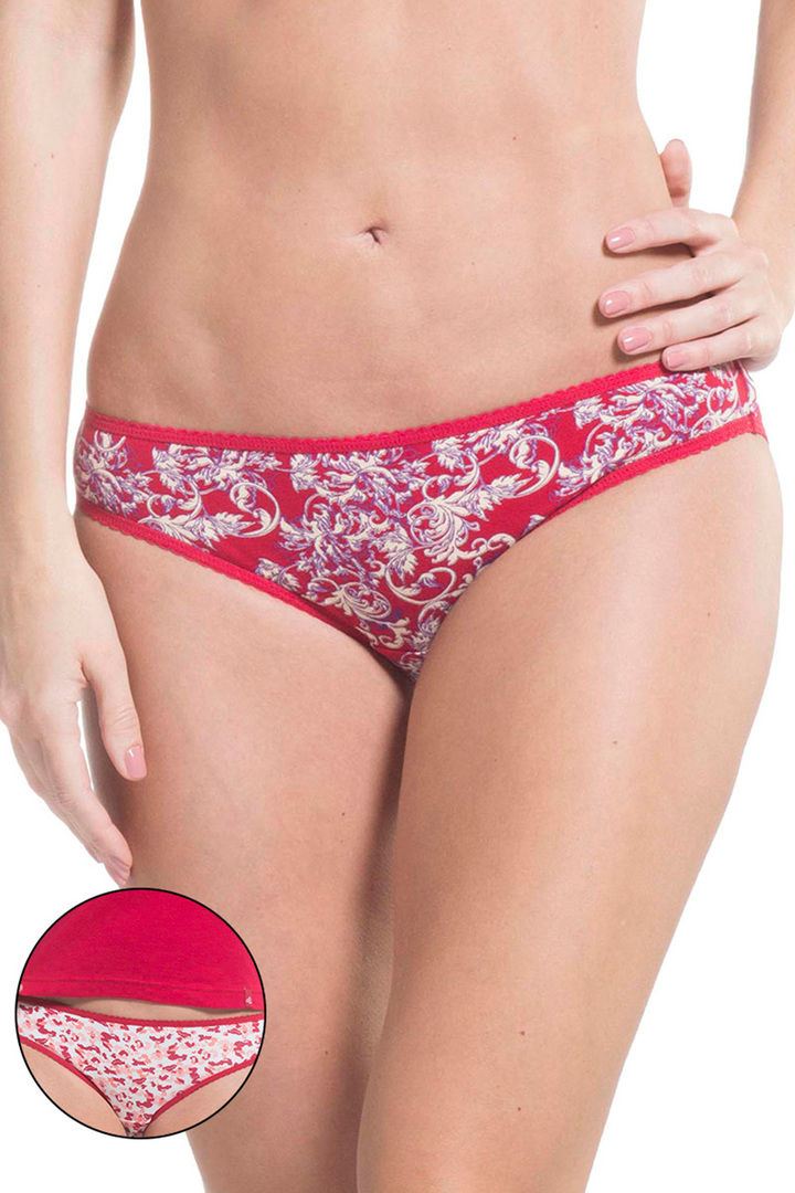 Jockey Mid Rise Bikini Brief Pack of 2 Assorted