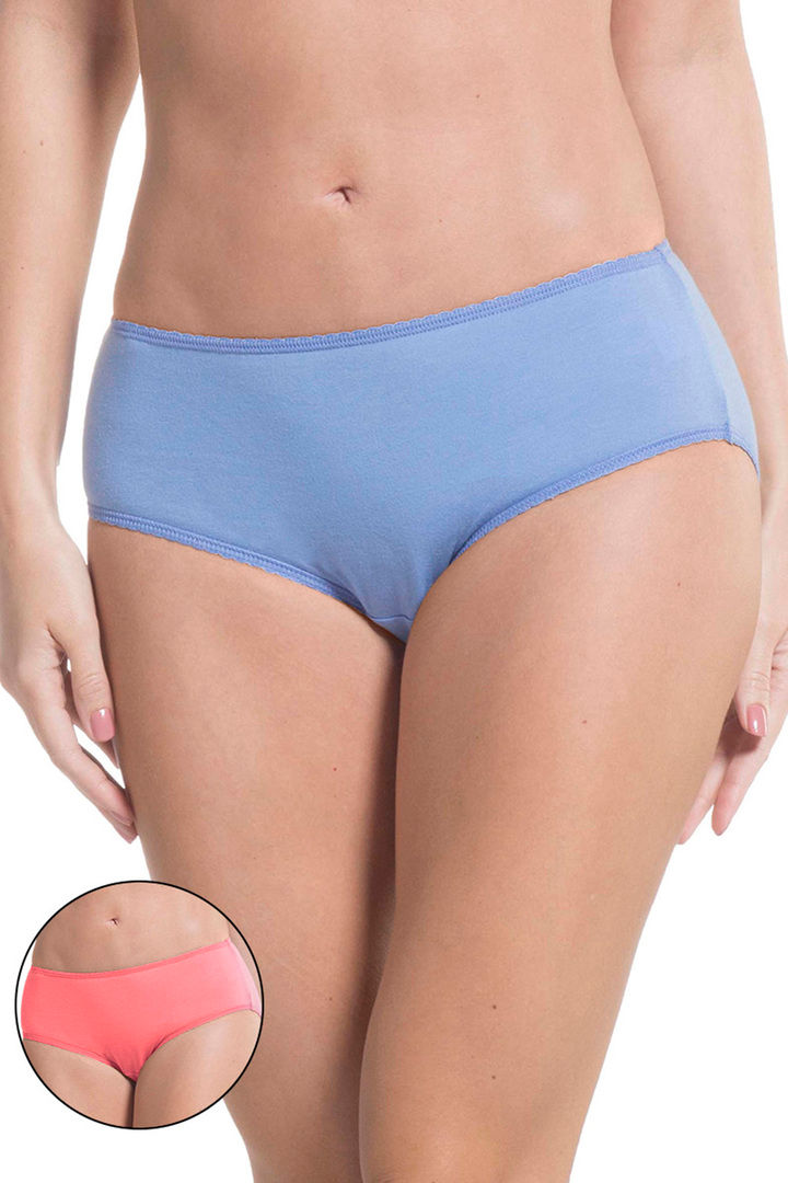 Jockey Cotton Hipster Brief Pack of 2 Assorted
